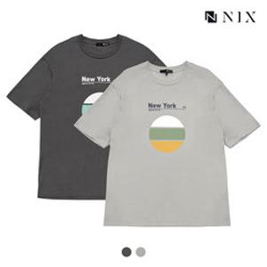 [NIX]유니) 4도 써클 반팔 티셔츠(FNPMCTR771P)