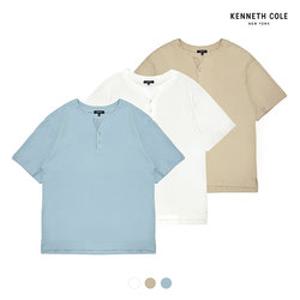 [케네스콜]남) 실켓 슬릿넥 티셔츠(FKPMCTY122M)