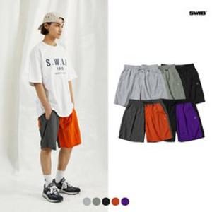 [스위브]유니)NYLON TASLAN BASIC HALF PANTS (LSQMCPH712M)