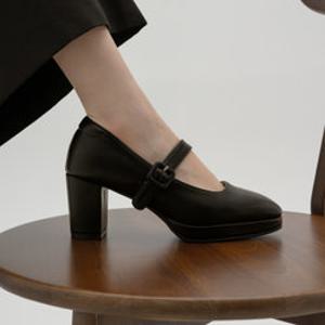 [SOVO] 피어즈 플랫폼 메리제인 펌프스 7cm