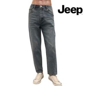 [백화점]Jeep 지프 [남녀공용] R2521 허리밴딩 와이드핏워싱 청바지 데님 팬츠