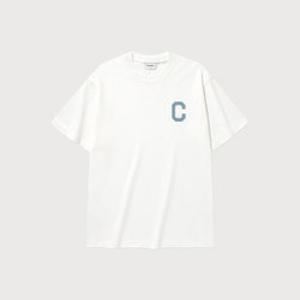 커버낫반팔티 CQK CO2502ST31-WH 쿨 코튼 C 로고 티셔츠 White