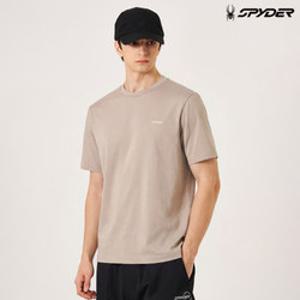 [스파이더] 남성 프로웹쿨 드라이 소프트 베이직 반팔 티셔츠 SPLMCNRS003MBEG