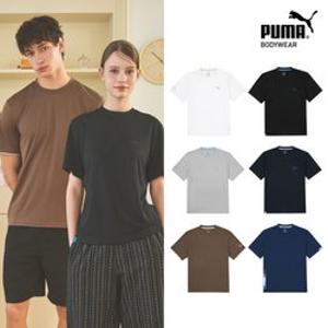 [90-115사이즈][푸마] 남녀공용 드라이 반팔 언더셔츠  6종세트