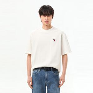 [공식][타미진스] 릴렉스 배지 반팔 티셔츠 (T32G1TTO08TMT2YBL)