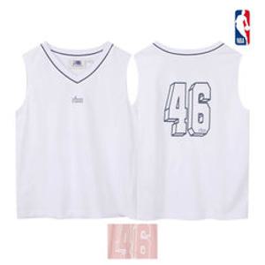 [백화점][엔비에이]여성 레귤러핏 에슬레져 기능성 브이넥 나시 슬리브리스 N262TS741P