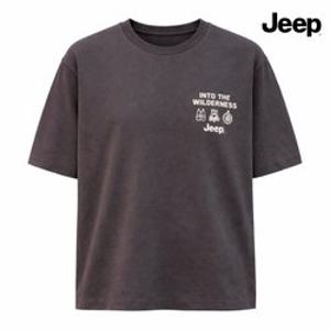 [백화점]Jeep  지프 [남녀공용] R2593 루즈핏 프린트 반팔티셔츠