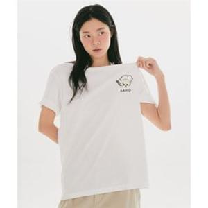 스파오 SPAO [먼작귀] 반팔 티셔츠(IVORY)_SPRLG25U04 SPRLG25U04 405181