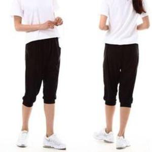 [JED] 남녀공용 조거 밴딩 5부 바지 7부 여름 트레이닝 스판 와이드 배기팬츠 팬츠 쿨링