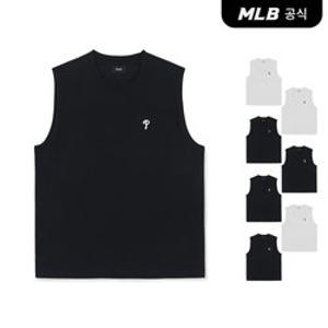 [MLB공식] 26SS 공용 베이직 스몰로고 나시 티셔츠 (7 COLOR) 3ATOB0163