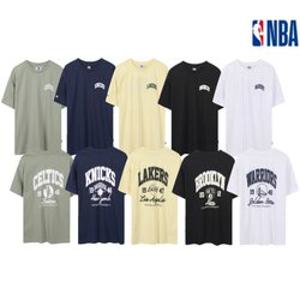 [백화점][NBA]N2209Z262P GR 남녀공용 엔비에이 반팔티 티셔츠 오버핏 레터링 빅사이즈 무지