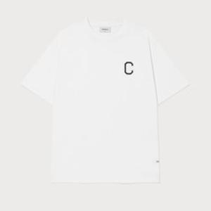 커버낫 쿨 코튼 샤인 C 로고 반팔티 B1 CO2602ST50 WH BK SB
