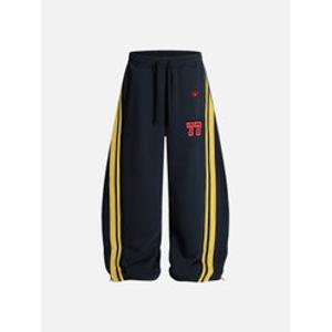 [백화점][엘프릭에덴] Aelfric Eden Stripe Baggy Barrel Sweatpants 트레이닝 팬츠 AE25CPQ31096-01DBLU