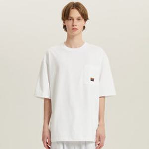 [코닥어패럴] 프레쉬 아스킨 포켓 반팔 티셔츠 WHITE