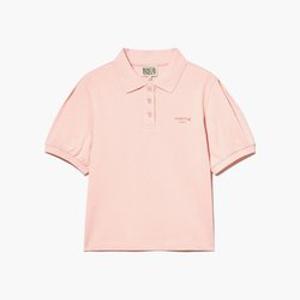 M 마리떼프랑소와반팔티 TQK MFG45UTS105PNK W PIQUE PUFF SLEEVE TEE pink