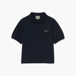M 마리떼프랑소와반팔티 TQK MFG45UTS105NVY W PIQUE PUFF SLEEVE TEE navy