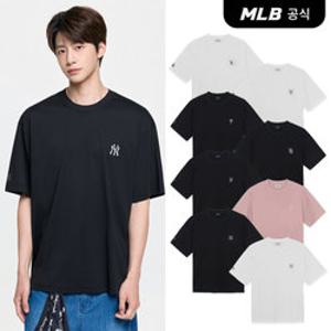 [MLB공식] 26SS 공용 베이직 라이트웨이트 오버핏 반팔 티셔츠 (8 COLOR) 3ATSB0363