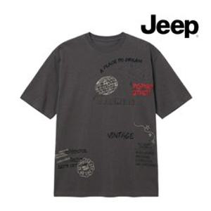 [백화점]Jeep 지프 [남녀공용] R2215 루즈핏 반팔티셔츠