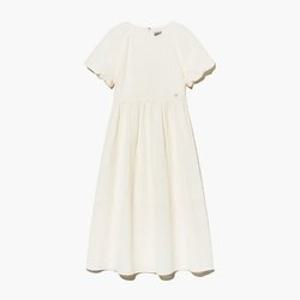 M 마리떼프랑소와반바지 TQK MFG45UDR102CRM W PUFF SLEEVE DRESS cream