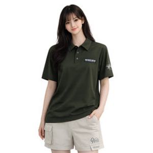 [백화점][지프] 2컬러 택1 클래식핏 여름소재 카라 반팔티셔츠 R2TS 남 여 공용 면티 로고 자수 여름 JR2TSU740
