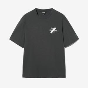 [휠라][휠라 공식] 냉감 아이코닉 그래픽 반팔티 (FS2RSH2106X_D