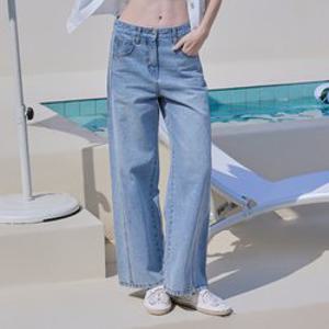 [백화점][코데즈컴바인] 절개 스트레이트 데님팬츠 (CLB-DP512W4) CLB-DP512W4