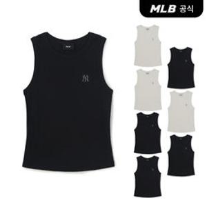 [MLB공식] 26SS 여성 스트릿 슬림 골지 나시 티셔츠 (7 COLOR) 3FTOB0263