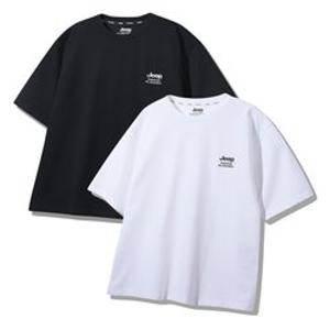 지프 JR5TSU159BK 여름옷 데일리룩 2PACK 190g 싱글 에어그램 반팔 티셔츠 5 5877406