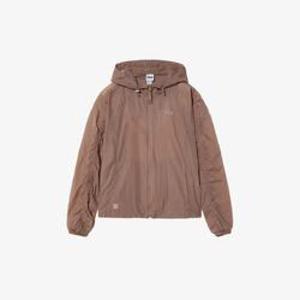M 휠라바람막이 KQC FS2JKH2152F-LBR 경량 립스탑 셔링 후드 바람막이
