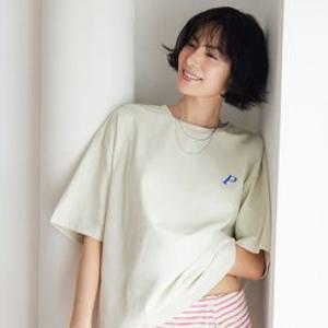 [백화점][플랙진]공용 여름 블루 오션 그래픽 오버핏 반팔 티셔츠 (PWTI2RSL19U)
