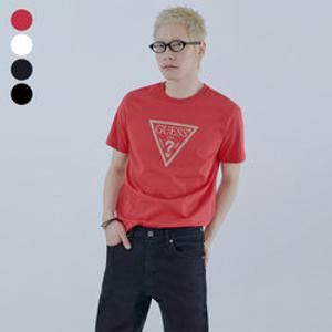 [게스] [CORE] 유니 블링블링 빅삼각 반팔티셔츠 MQ2K8434