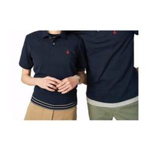 빈폴 맨 BEANPOLE MEN 남녀공용 수피마 코튼 피케 티셔츠 네이비 (BC5242E11R) BC5242E11R