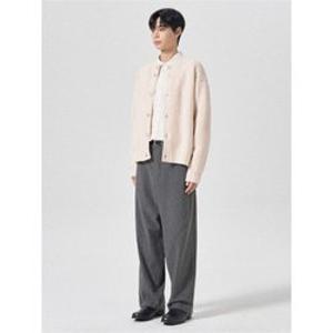 에잇세컨즈 214X21AY53 남 여자슬랙스 커브드 라인 저지 슬랙스 그레이 4512389