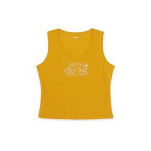 엠엘비 3FTOB6163 43YED 통기성 운동복상의 여성 스트릿 그래픽 나시 티셔츠 BOS D.Yellow 6371982