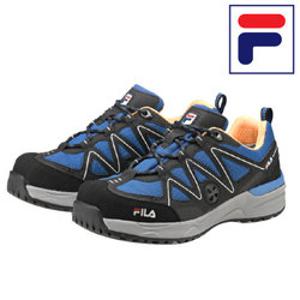 휠라 안전화 F402 블루 4인치 필라 안전화 FILA