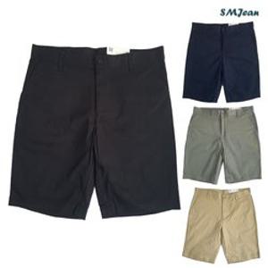 SMJ351 면스판 5부 반바지 남자 남여공용 커플 입술포켓
