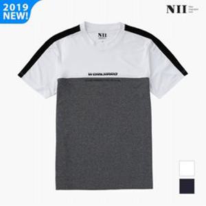 [NII] (신상) 공용 가슴배색 폴리카치온 티셔츠_NNUARVM3531