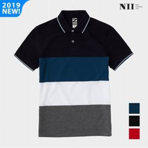 [NII] (신상) 공용 4단배색 에어로쿨 폴로티_NNUAPVM3121