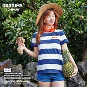 [구김스]구김스 0126_ 플라이 스트라이프 반팔 티셔츠
