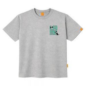 엘라모 담장고양이 반팔티셔츠 남여공용 빅사이즈 ~4XL