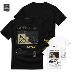 더네임스튜디오 유니크한 반팔티 슈퍼스타 M~5XL 빅사이즈 티셔