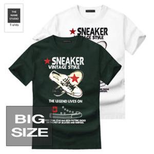 더네임스튜디오 반팔티 스네이커 3XL~5XL 빅사이즈 티셔츠