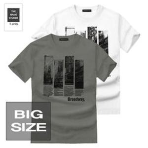 더네임스튜디오 반팔티 브로드웨이 3XL~5XL 빅사이즈 티셔츠