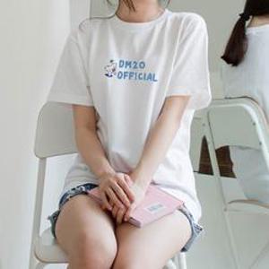 [험블] DM20 레터링 여름코디 프린팅 코튼 남녀공용반팔티