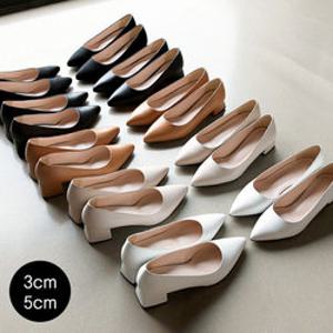 [바닐라슈] 브리뉴 슬림 베이직 플랫&펌프스(3cm,5cm)