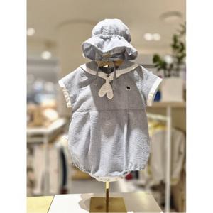 [백화점]블루독베이비 10 26SS신상(GR)클래식세일러바디수트(백일돌아기옷) (14631360408)
