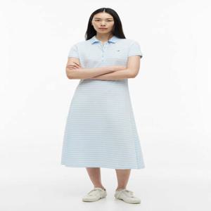 코튼 블렌드 맥시 폴로 원피스