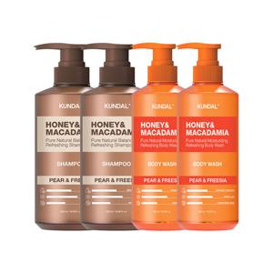 쿤달 쿤달 네이처 샴푸 페어앤프리지아 500ml x2개+바디워시 페어앤프리지아 500ml x2개