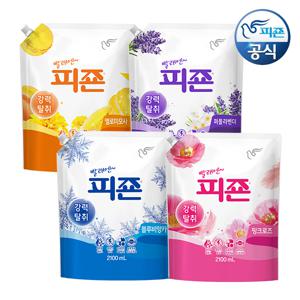 피죤 섬유유연제 2100ml 리필 x 4개