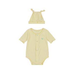 [에뜨와]에뜨와e 리쿠5부바디수트SET(옐로우) 07T317909 에뜨와/임신/출산선물/신생아옷/선물하기좋은